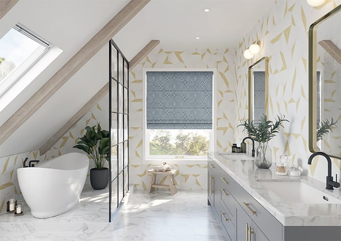 Newquay, Sterling - Motorised Roman Blind - Image 8